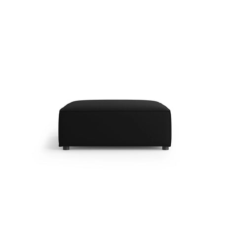 Arendal Pouf aus Samt in Schwarz (Casino Black), 102x80x40 cm von Cosmopolitan Design – Bild 3
