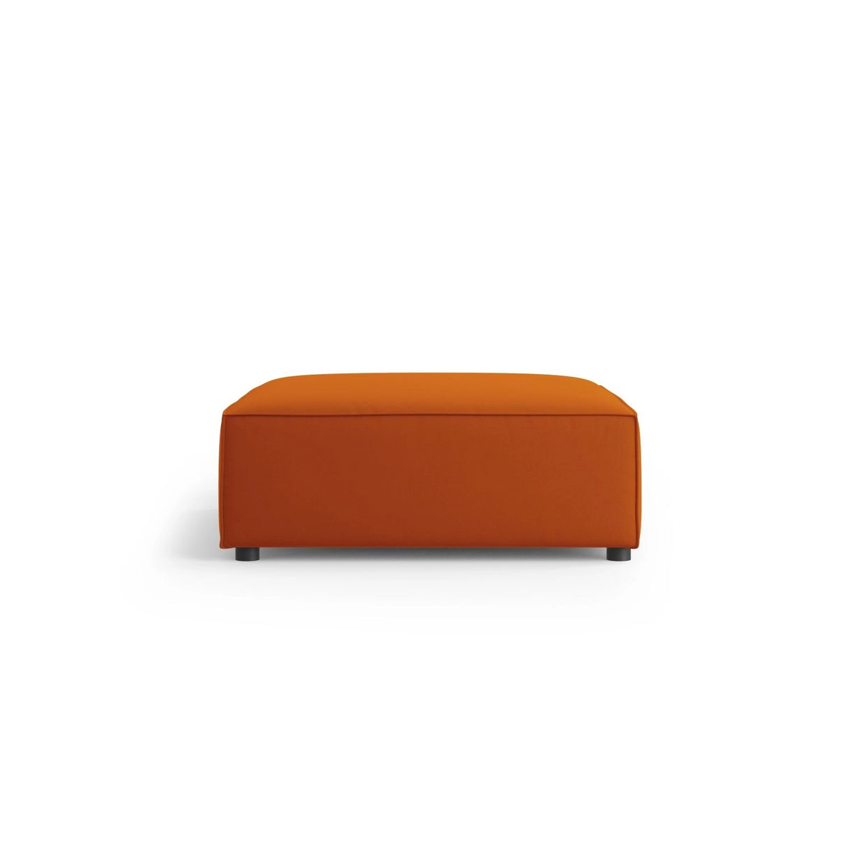 Arendal Pouf aus Samt in Terrakotta (Casino Terracota), 102x80x40 cm von Cosmopolitan Design – Bild 3