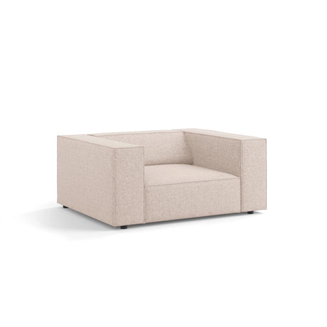 Arendal Sessel aus Chenille in Beige (Haga 30), 124x102x70 cm von Cosmopolitan Design – Bild 4