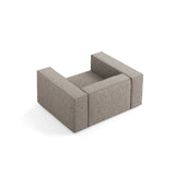 Arendal Sessel aus Chenille in Grau (Haga 16), 124x102x70 cm von Cosmopolitan Design – Bild 5