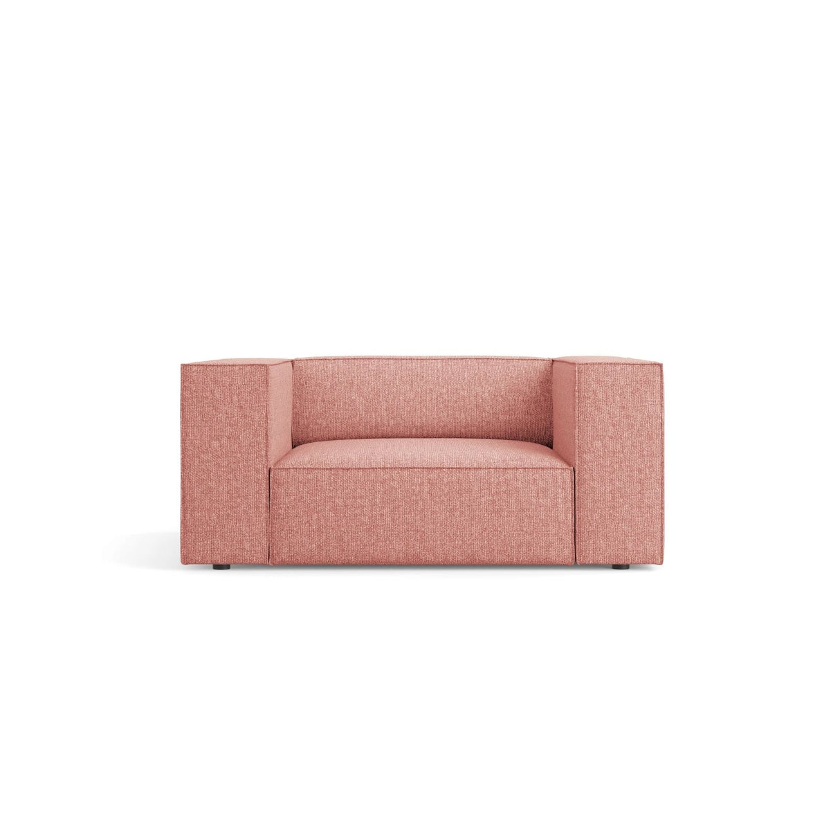 Arendal Sessel aus Chenille in Rosa (Haga 52), 124x102x70 cm von Cosmopolitan Design – Bild 1