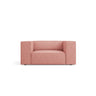 Arendal Sessel aus Chenille in Rosa (Haga 52), 124x102x70 cm von Cosmopolitan Design – Bild 1