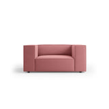 Arendal Sessel aus Samt in Flamingo (Casino Salmon), 124x102x70 cm von Cosmopolitan Design – Bild 1