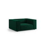Arendal Sessel aus Samt in Flaschengrün (Casino Deep Green), 124x102x70 cm von Cosmopolitan Design – Bild 3
