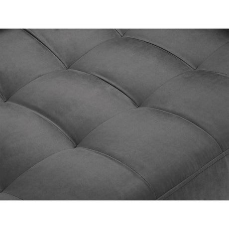 Aspen 2-Sitzer Sofa aus Samt in Dunkelgrau (Salvador 18), 174x90x90 cm von Cosmopolitan Design – Bild 5