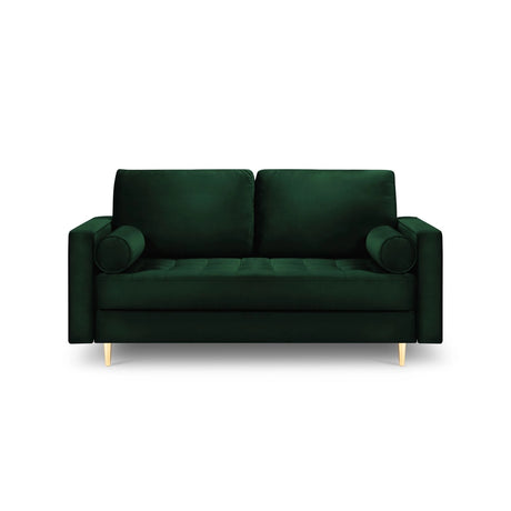 Aspen 2-Sitzer Sofa aus Samt in Flaschengrün (Salvador 7), 174x90x90 cm von Cosmopolitan Design – Bild 2