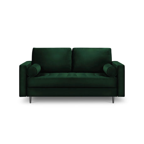 Aspen 2-Sitzer Sofa aus Samt in Flaschengrün (Salvador 7), 174x90x90 cm von Cosmopolitan Design – Bild 2
