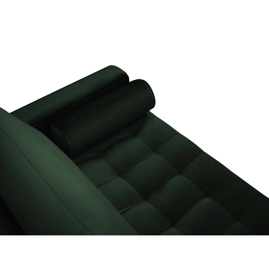 Aspen 2-Sitzer Sofa aus Samt in Flaschengrün (Salvador 7), 174x90x90 cm von Cosmopolitan Design – Bild 4