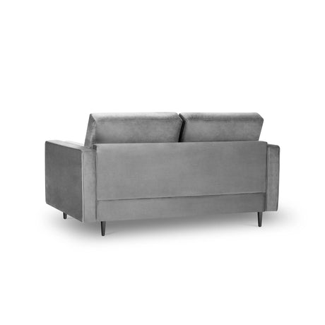 Aspen 2-Sitzer Sofa aus Samt in Grau (Salvador 17), 174x90x90 cm von Cosmopolitan Design – Bild 3