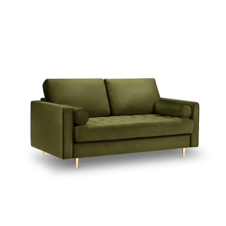 Aspen 2-Sitzer Sofa aus Samt in Grün (Salvador 8), 174x90x90 cm von Cosmopolitan Design – Bild 1