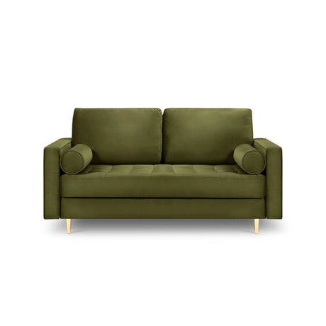 Aspen 2-Sitzer Sofa aus Samt in Grün (Salvador 8), 174x90x90 cm von Cosmopolitan Design – Bild 2