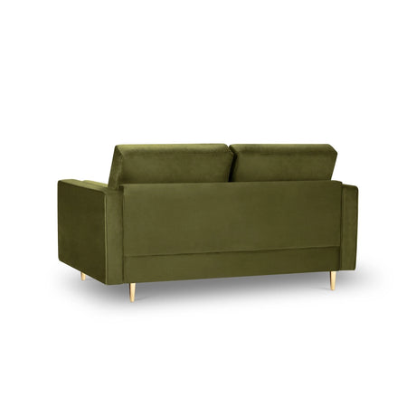 Aspen 2-Sitzer Sofa aus Samt in Grün (Salvador 8), 174x90x90 cm von Cosmopolitan Design – Bild 3