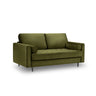 Aspen 2-Sitzer Sofa aus Samt in Grün (Salvador 8), 174x90x90 cm von Cosmopolitan Design – Bild 1