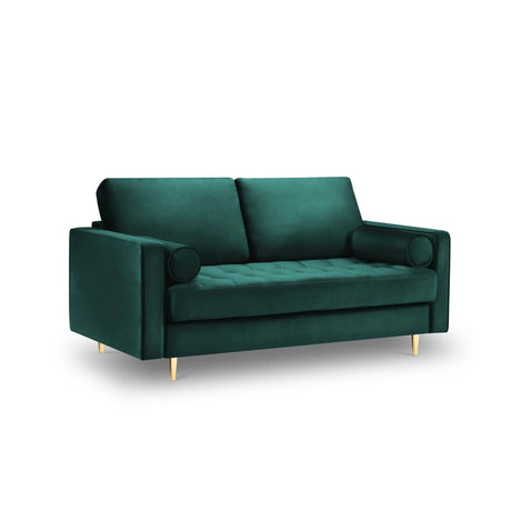 Aspen 2-Sitzer Sofa aus Samt in Petrol (Salvador 6), 174x90x90 cm von Cosmopolitan Design – Bild 1