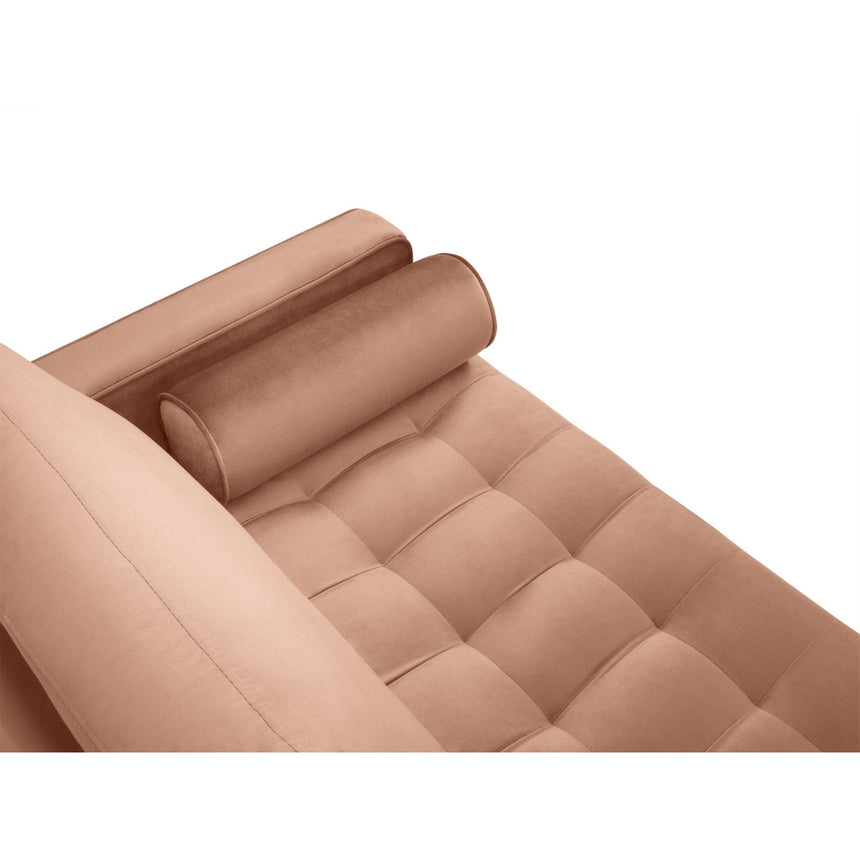 Aspen 2-Sitzer Sofa aus Samt in Rosa (Salvador 11), 174x90x90 cm von Cosmopolitan Design – Bild 4