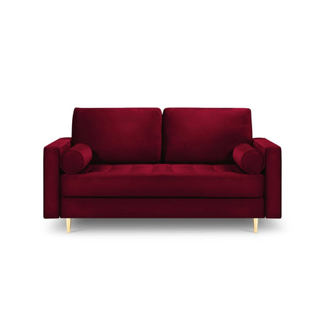 Aspen 2-Sitzer Sofa aus Samt in Rot (Salvador 13), 174x90x90 cm von Cosmopolitan Design – Bild 2