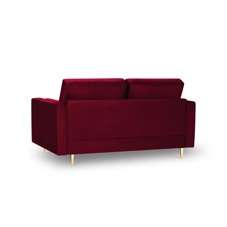 Aspen 2-Sitzer Sofa aus Samt in Rot (Salvador 13), 174x90x90 cm von Cosmopolitan Design – Bild 3