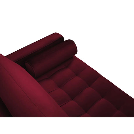 Aspen 2-Sitzer Sofa aus Samt in Rot (Salvador 13), 174x90x90 cm von Cosmopolitan Design – Bild 4