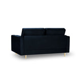 Aspen 2-Sitzer Sofa aus Samt oder Strukturstoff, 174x90x90 cm von Cosmopolitan Design – Bild 3