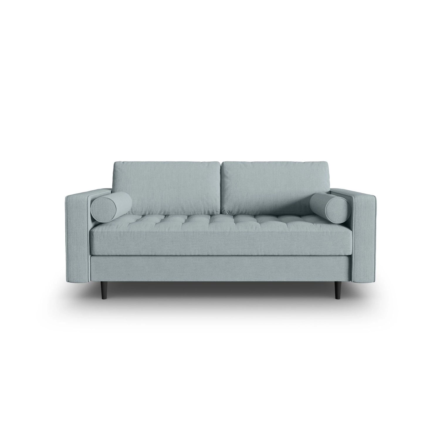 Aspen 2-Sitzer Sofa aus Strukturierter Stoff in Blau (Melva 72), 174x90x90 cm von Cosmopolitan Design – Bild 1