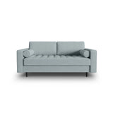 Aspen 2-Sitzer Sofa aus Strukturierter Stoff in Blau (Melva 72), 174x90x90 cm von Cosmopolitan Design – Bild 1