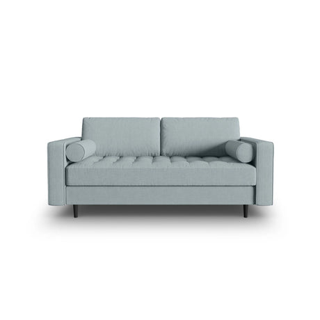 Aspen 2-Sitzer Sofa aus Strukturierter Stoff in Blau (Melva 72), 174x90x90 cm von Cosmopolitan Design – Bild 1