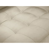 Aspen 3-Sitzer Sofa aus Samt in Dunkelbeige (Salvador 2), 219x90x90 cm von Cosmopolitan Design – Bild 5