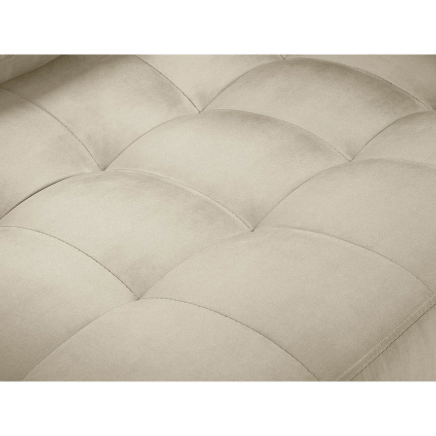 Aspen 3-Sitzer Sofa aus Samt in Dunkelbeige (Salvador 2), 219x90x90 cm von Cosmopolitan Design – Bild 5