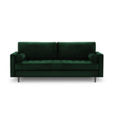 Aspen 3-Sitzer Sofa aus Samt in Flaschengrün (Salvador 7), 219x90x90 cm von Cosmopolitan Design – Bild 2