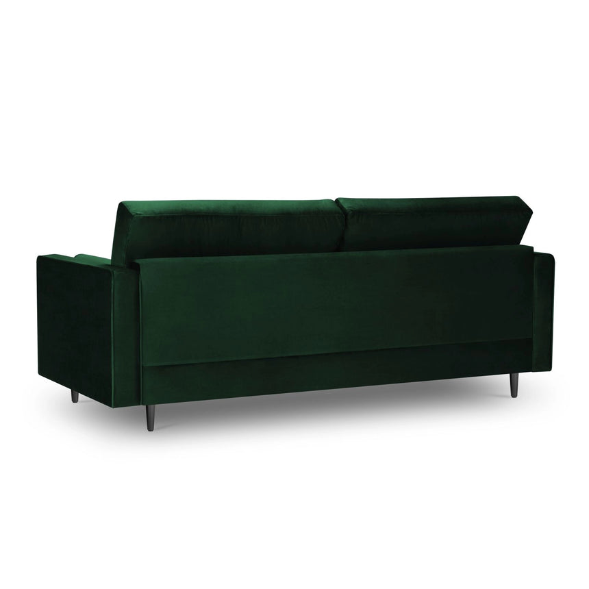 Aspen 3-Sitzer Sofa aus Samt in Flaschengrün (Salvador 7), 219x90x90 cm von Cosmopolitan Design – Bild 3