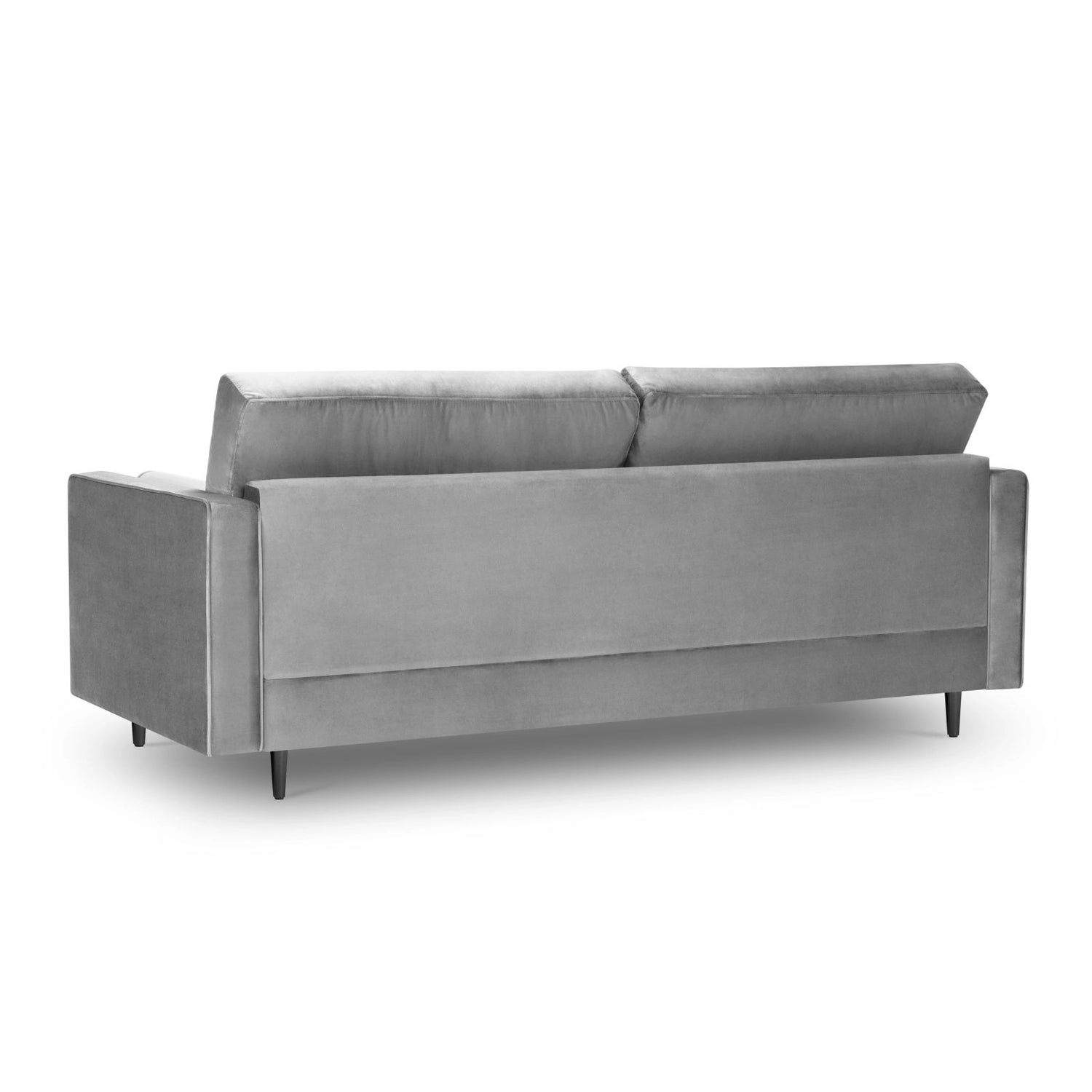 Aspen 3-Sitzer Sofa aus Samt in Grau (Salvador 17), 219x90x90 cm von Cosmopolitan Design – Bild 3