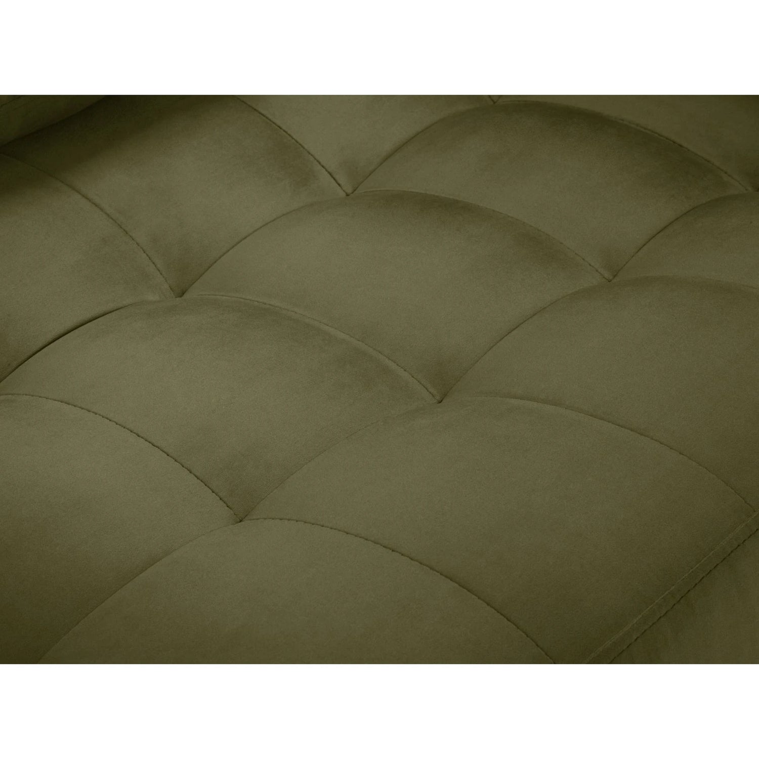 Aspen 3-Sitzer Sofa aus Samt in Grün (Salvador 8), 219x90x90 cm von Cosmopolitan Design – Bild 5