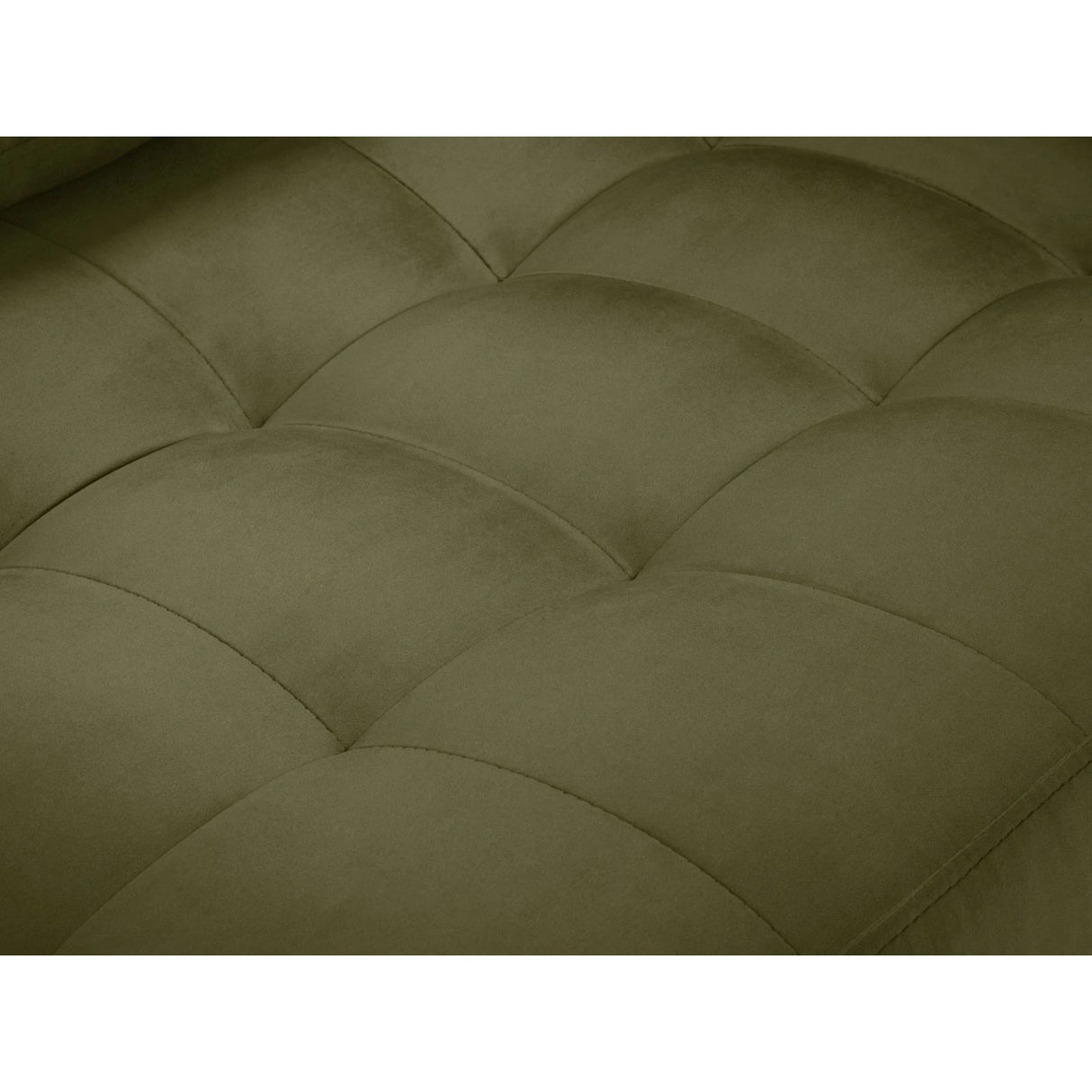 Aspen 3-Sitzer Sofa aus Samt in Grün (Salvador 8), 219x90x90 cm von Cosmopolitan Design – Bild 5
