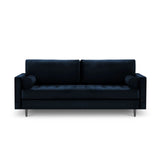 Aspen 3-Sitzer Sofa aus Samt in Königsblau (Salvador 5), 219x90x90 cm von Cosmopolitan Design – Bild 2