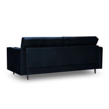 Aspen 3-Sitzer Sofa aus Samt in Königsblau (Salvador 5), 219x90x90 cm von Cosmopolitan Design – Bild 3