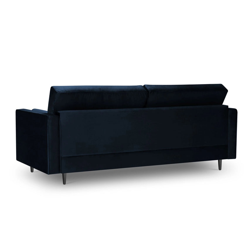 Aspen 3-Sitzer Sofa aus Samt in Königsblau (Salvador 5), 219x90x90 cm von Cosmopolitan Design – Bild 3