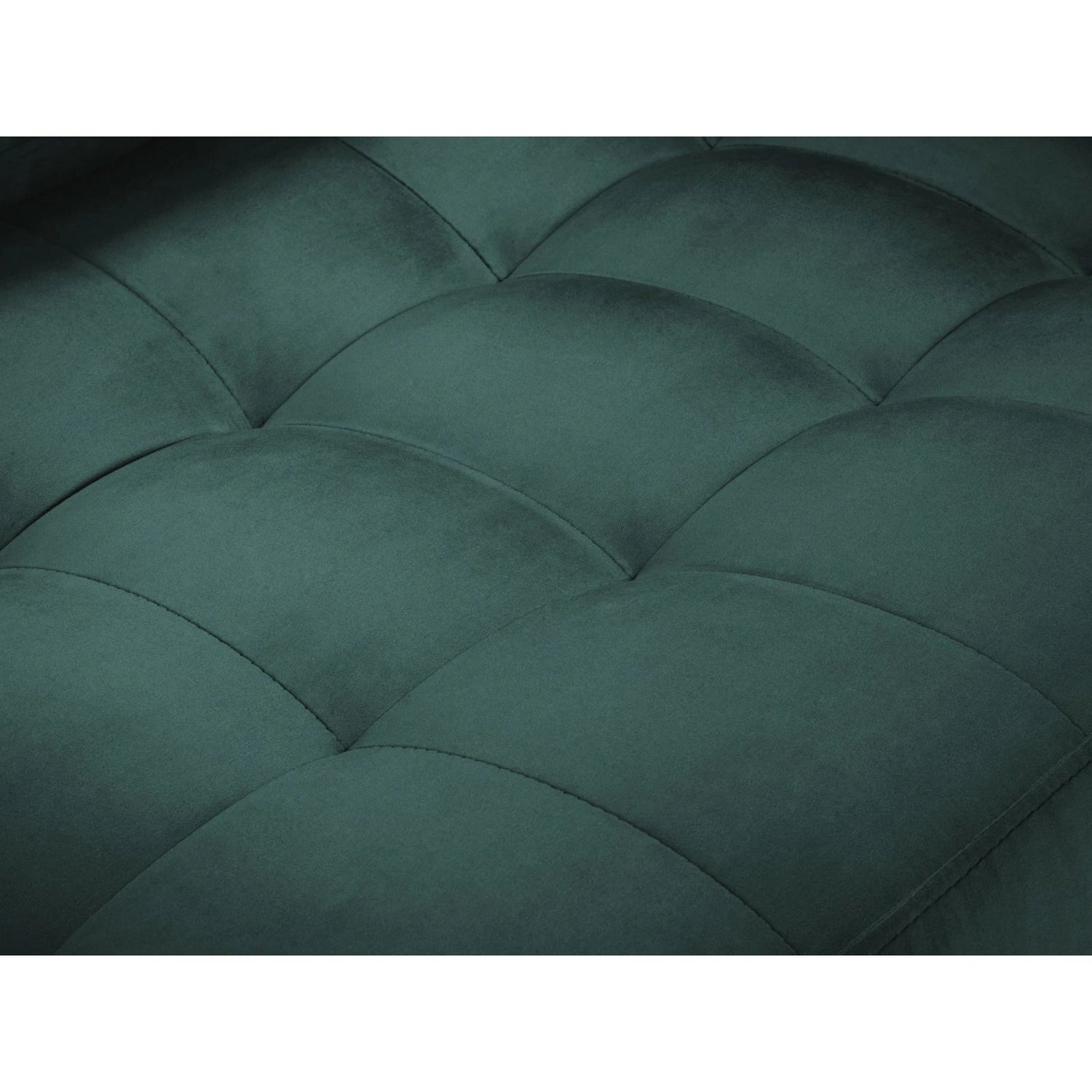 Aspen 3-Sitzer Sofa aus Samt in Petrol (Salvador 6), 219x90x90 cm von Cosmopolitan Design – Bild 5