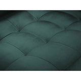 Aspen 3-Sitzer Sofa aus Samt in Petrol (Salvador 6), 219x90x90 cm von Cosmopolitan Design – Bild 5