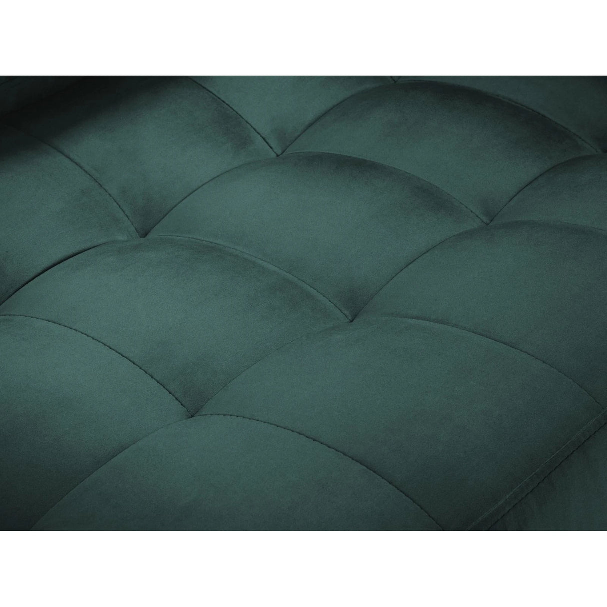 Aspen 3-Sitzer Sofa aus Samt in Petrol (Salvador 6), 219x90x90 cm von Cosmopolitan Design – Bild 5