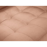 Aspen 3-Sitzer Sofa aus Samt in Rosa (Salvador 11), 219x90x90 cm von Cosmopolitan Design – Bild 5