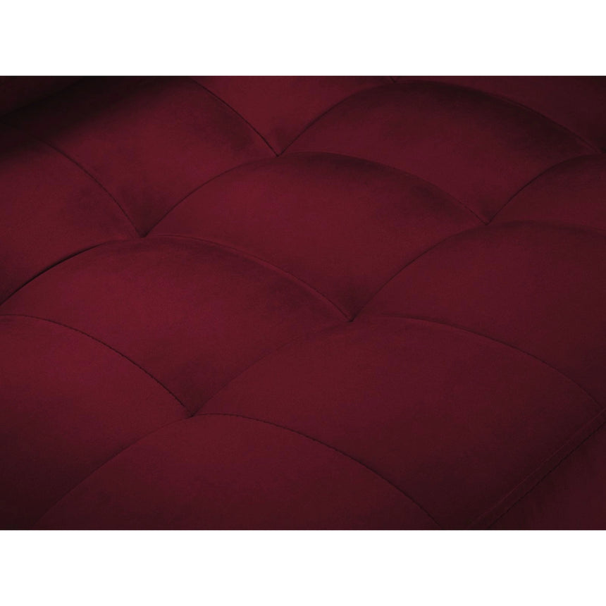 Aspen 3-Sitzer Sofa aus Samt in Rot (Salvador 13), 219x90x90 cm von Cosmopolitan Design – Bild 5