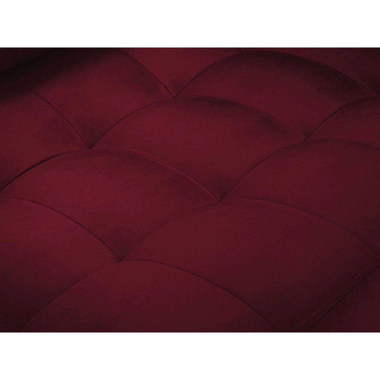 Aspen 3-Sitzer Sofa aus Samt in Rot (Salvador 13), 219x90x90 cm von Cosmopolitan Design – Bild 5