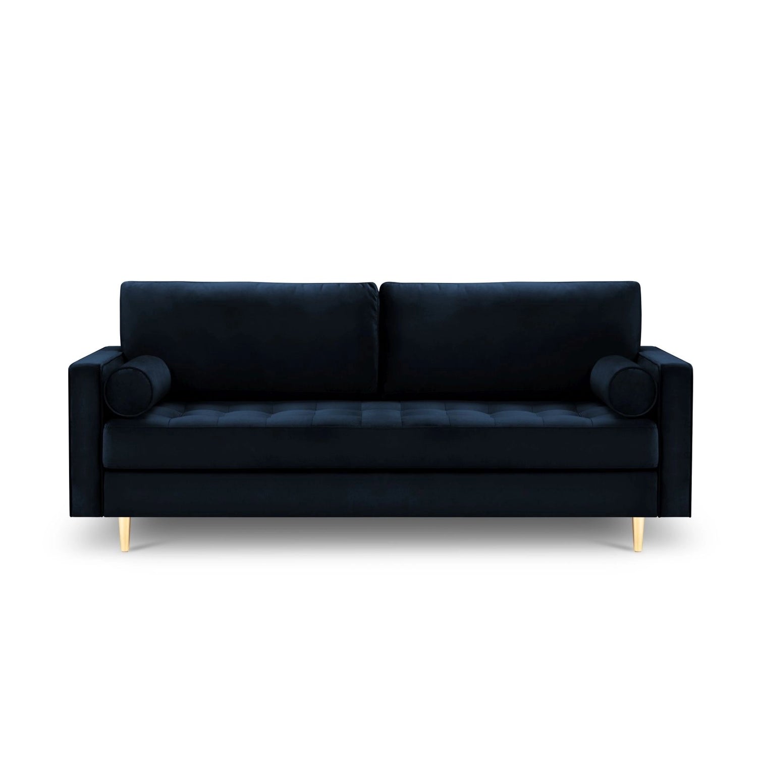 Aspen 3-Sitzer Sofa aus Samt oder Strukturstoff, 219x90x90 cm von Cosmopolitan Design – Bild 2