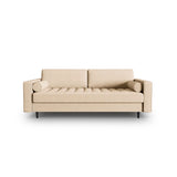 Aspen 3-Sitzer Sofa aus Strukturierter Stoff in Beige (Melva 06), 219x90x90 cm von Cosmopolitan Design – Bild 1