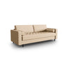 Aspen 3-Sitzer Sofa aus Strukturierter Stoff in Beige (Melva 06), 219x90x90 cm von Cosmopolitan Design – Bild 2