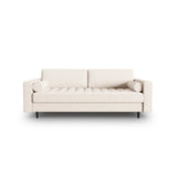 Aspen 3-Sitzer Sofa aus Strukturierter Stoff in Hellbeige (Melva 02), 219x90x90 cm von Cosmopolitan Design – Bild 1