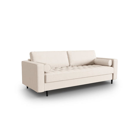 Aspen 3-Sitzer Sofa aus Strukturierter Stoff in Hellbeige (Melva 02), 219x90x90 cm von Cosmopolitan Design – Bild 2