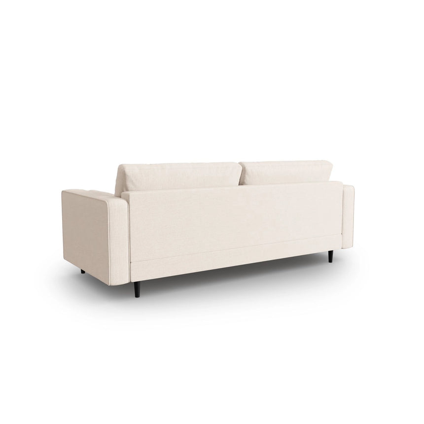 Aspen 3-Sitzer Sofa aus Strukturierter Stoff in Hellbeige (Melva 02), 219x90x90 cm von Cosmopolitan Design – Bild 3