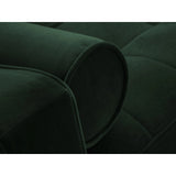 Aspen 3-Sitzer Sofa mit Schlaffunktion und Stauraum, aus Samt in Flaschengrün (Salvador 07), 225x100x96 cm von Cosmopolitan Design – Bild 7