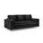 Aspen 3-Sitzer Sofa mit Schlaffunktion und Stauraum, aus Samt in Schwarz (Salvador 19), 225x100x96 cm von Cosmopolitan Design – Bild 1